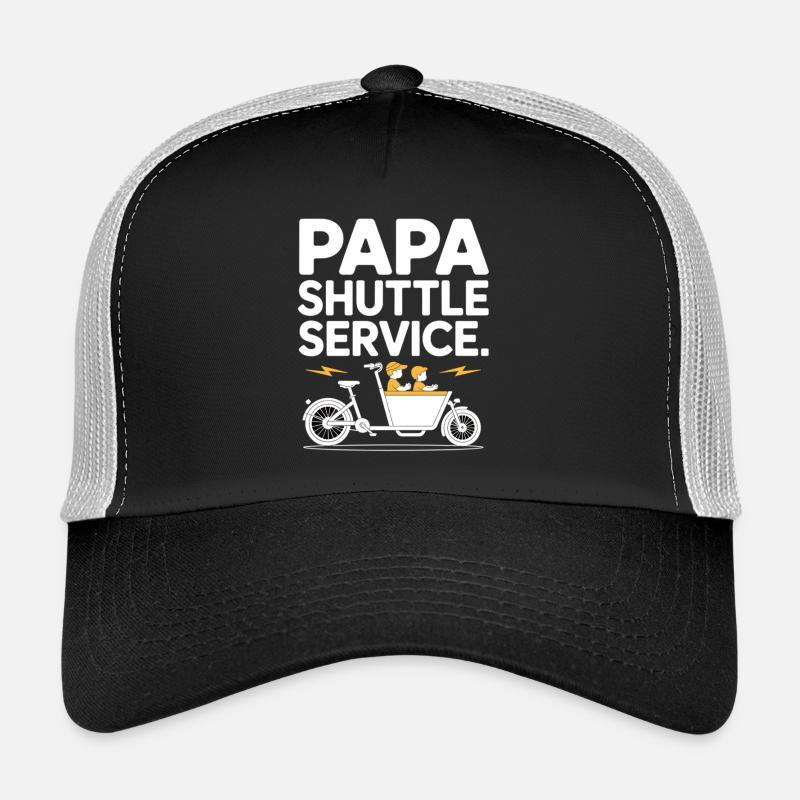 Papa Shuttle Service Vélo cargo Papa Casquette trucker 