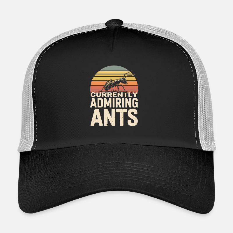 Admirer les fourmis | Humour de fourmis Casquette trucker 