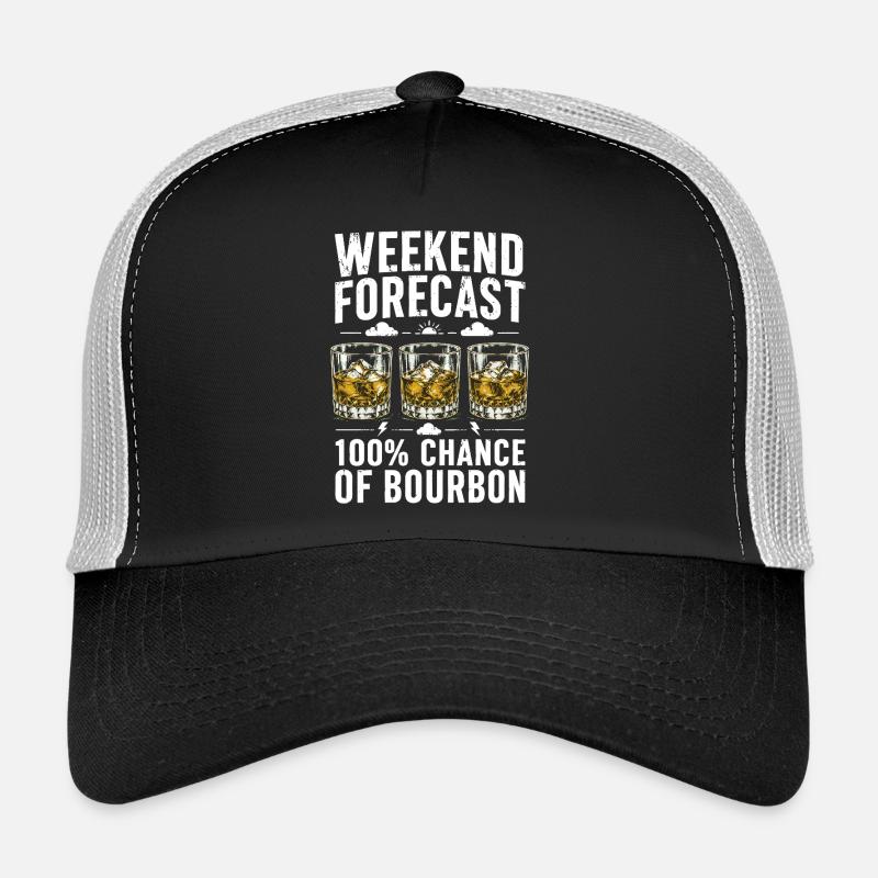 Prévisions du week-end : Bourbon Humour Design Casquette trucker 