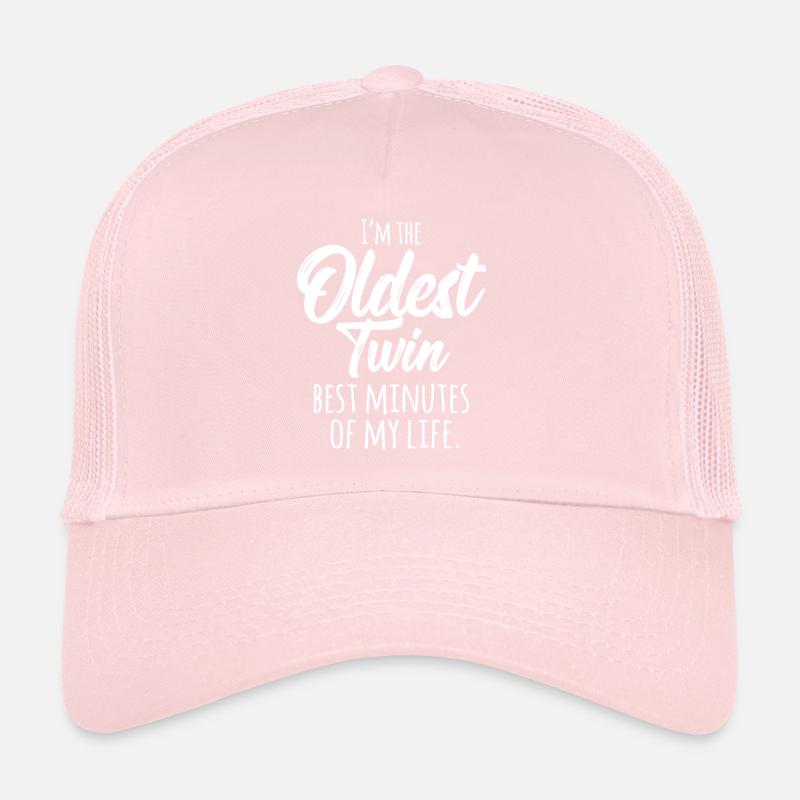 Älteste Zwillings-Best-Minuten-Abschlag Trucker Cap