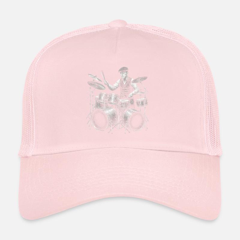 Calvin Coolidge joue de la batterie Casquette trucker 