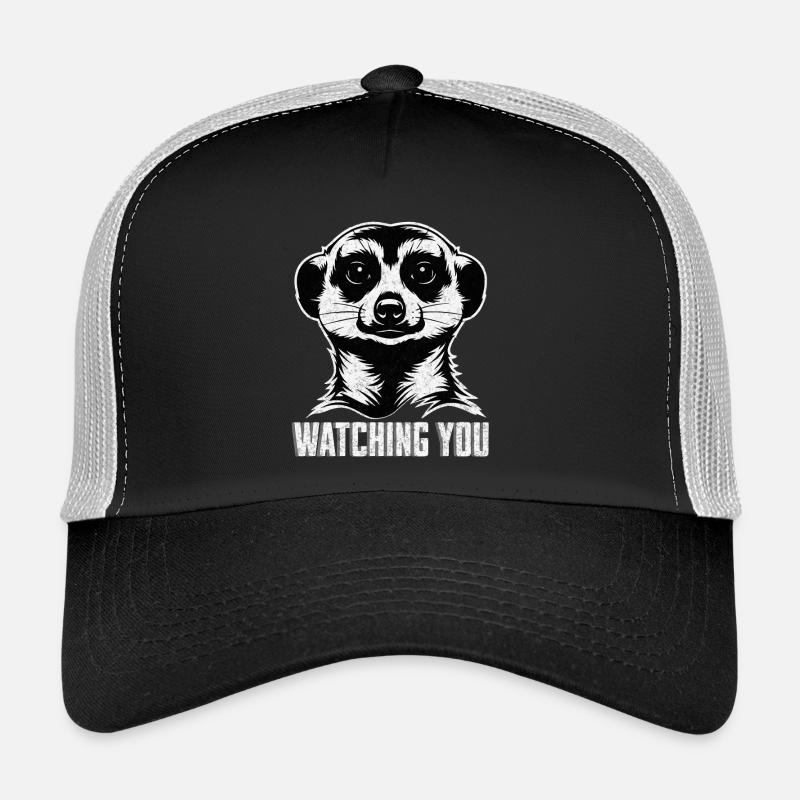 Suricate qui te regarde - Chemise drôle d’animal Casquette trucker 