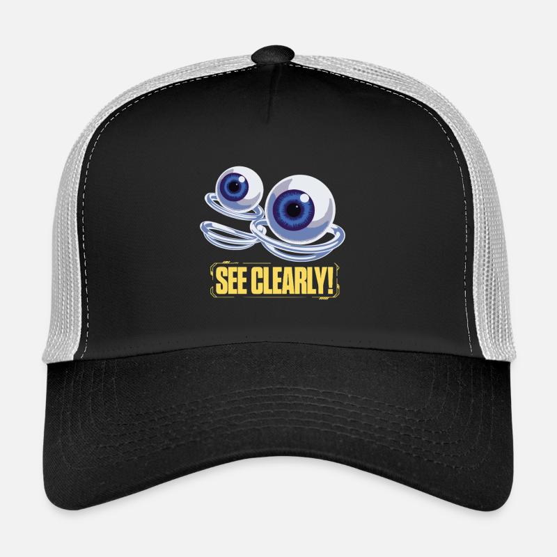 Voir clairement le graphique oculaire Casquette trucker 