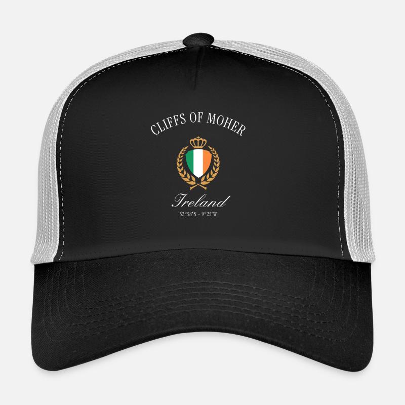 Blaises de Moher Armoiries d’Irlande – Souvenir de voyage Casquette trucker 