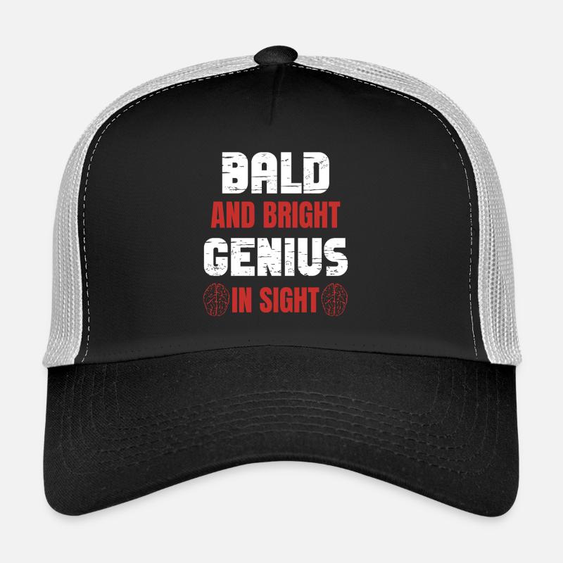 Bald Bright Genius Trucker Cap