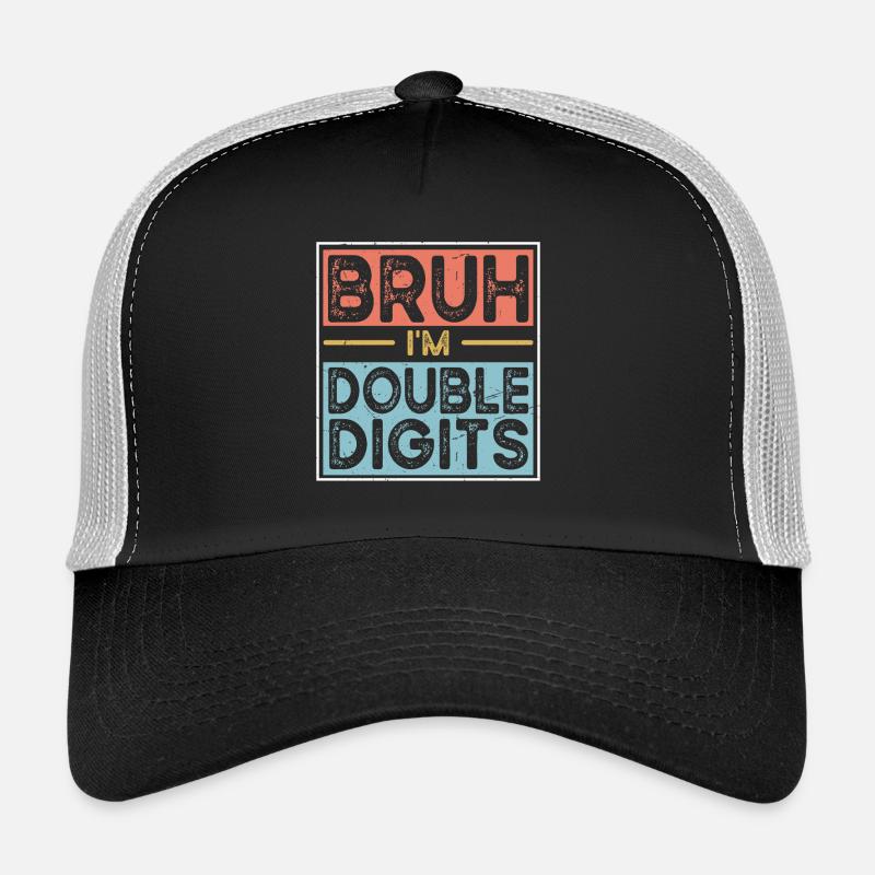 Bruh Ich Bin Doppelte Ziffern Trucker Cap