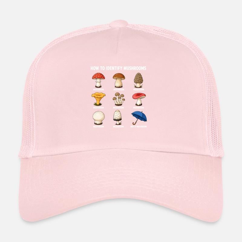 Comment identifier les champignons drôle Casquette trucker 