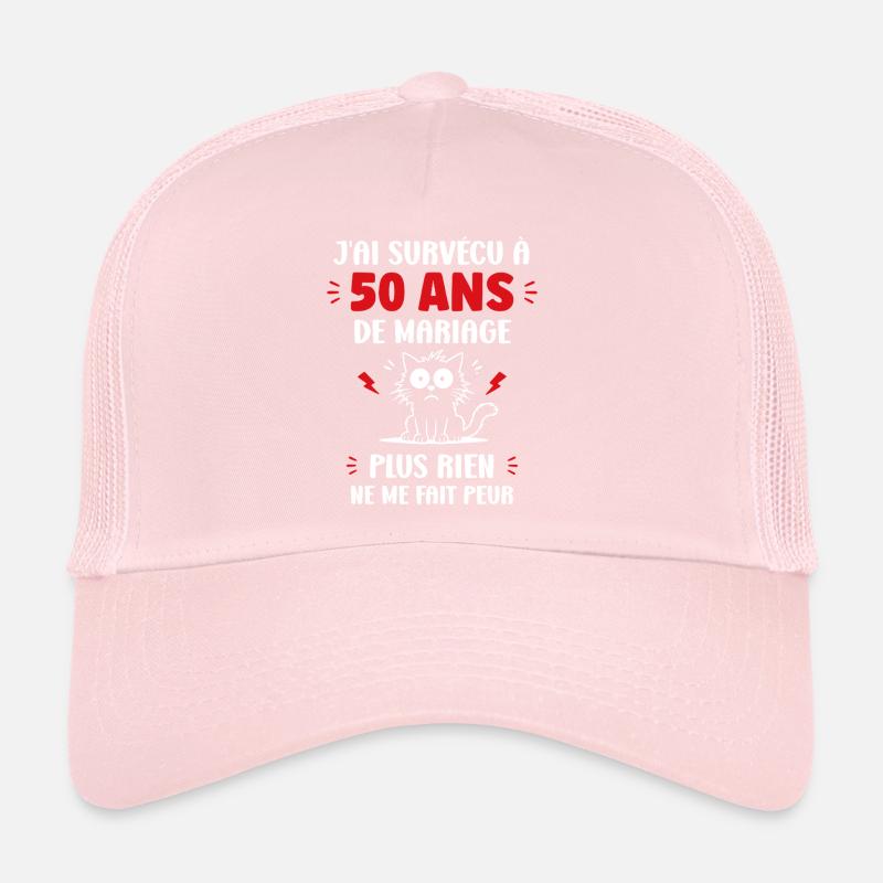 50 Ans de Mariage Casquette trucker 