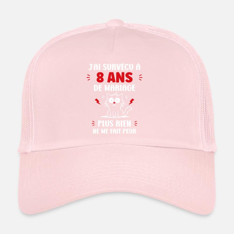 8 ans de mariage Casquette trucker 
