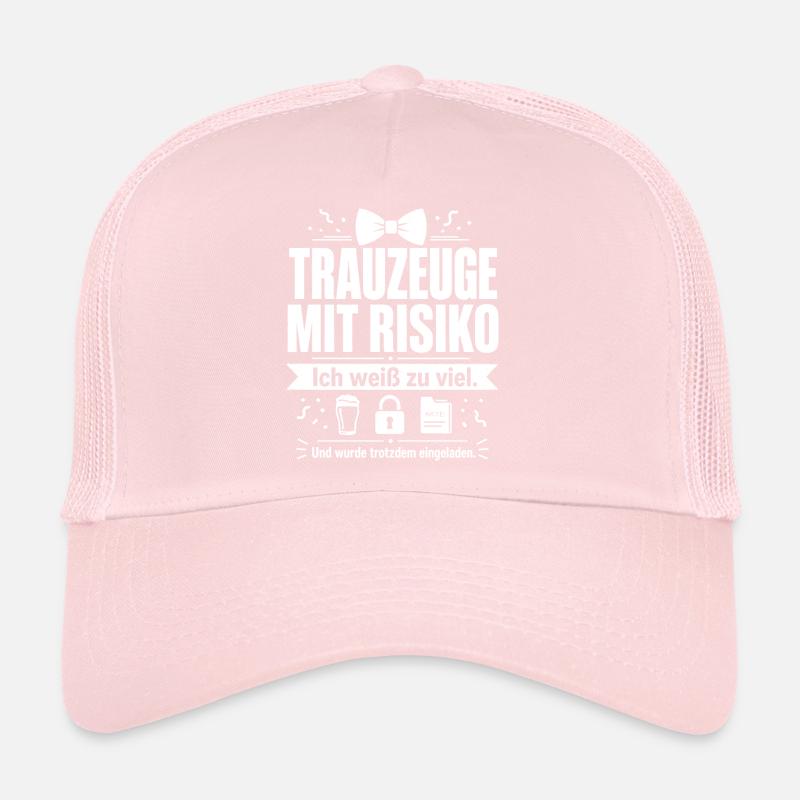 Trauzeuge mit Risiko Trucker Cap