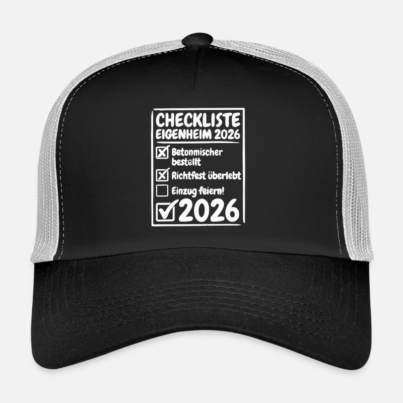 Checkliste Eigenheim 2026 Hausbau Trucker Cap