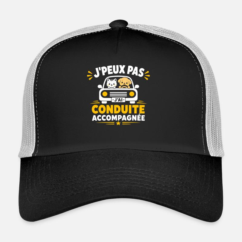 Conduite Accompagnée: Chiens et Chats Casquette trucker 
