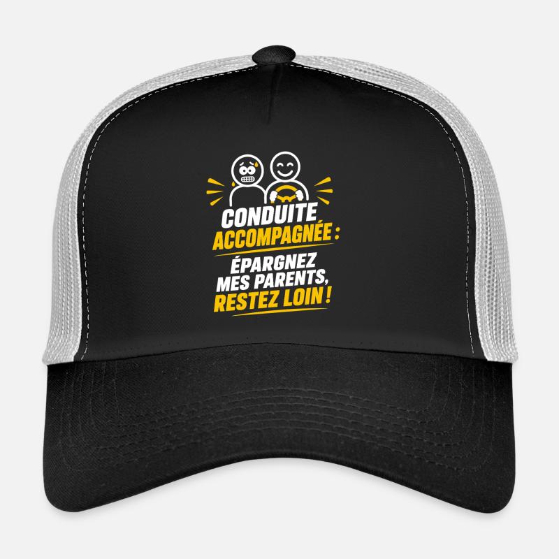 Conduite Accompagnée – Humour Débutant Casquette trucker 