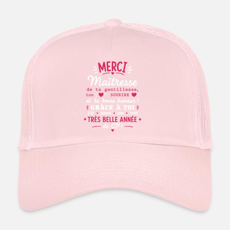 Merci Maîtresse CP Casquette trucker 