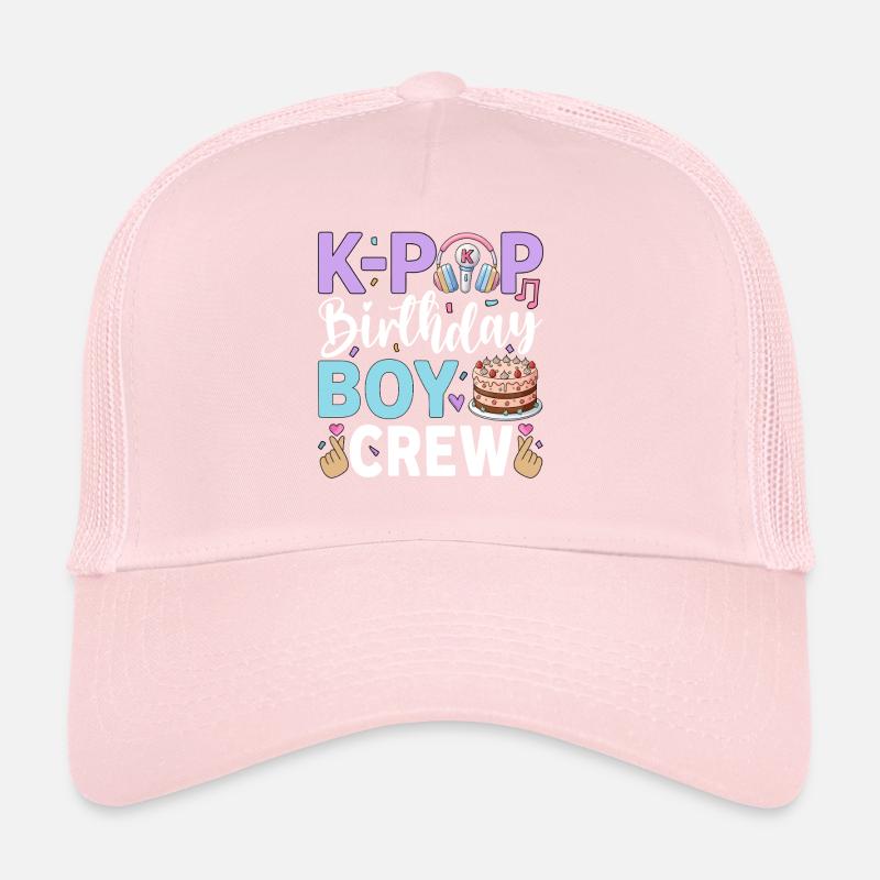 K-Pop Birthday Boy Crew Trucker Cap