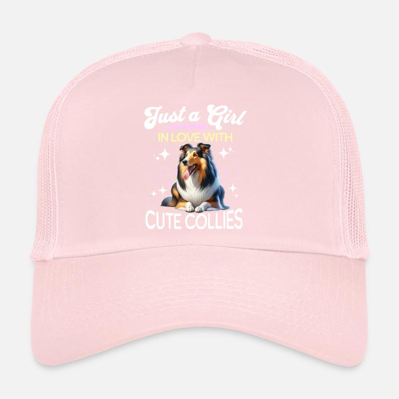 Collie aux cheveux longs Casquette trucker 