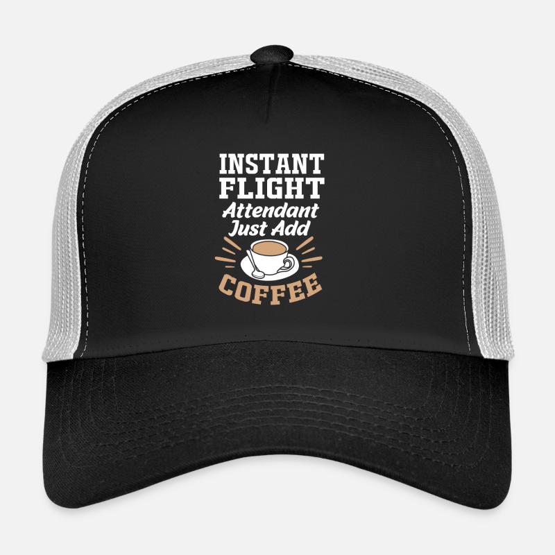 Stewardess Flight Attendant Trucker Cap