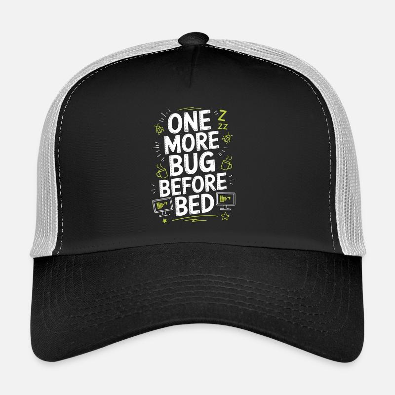 Développeur de jeux : un bug de plus avant le programmeur de jeu Casquette trucker 