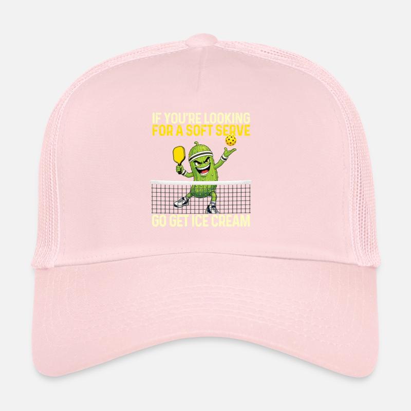Soft Server Cream Pickleball Trucker Cap