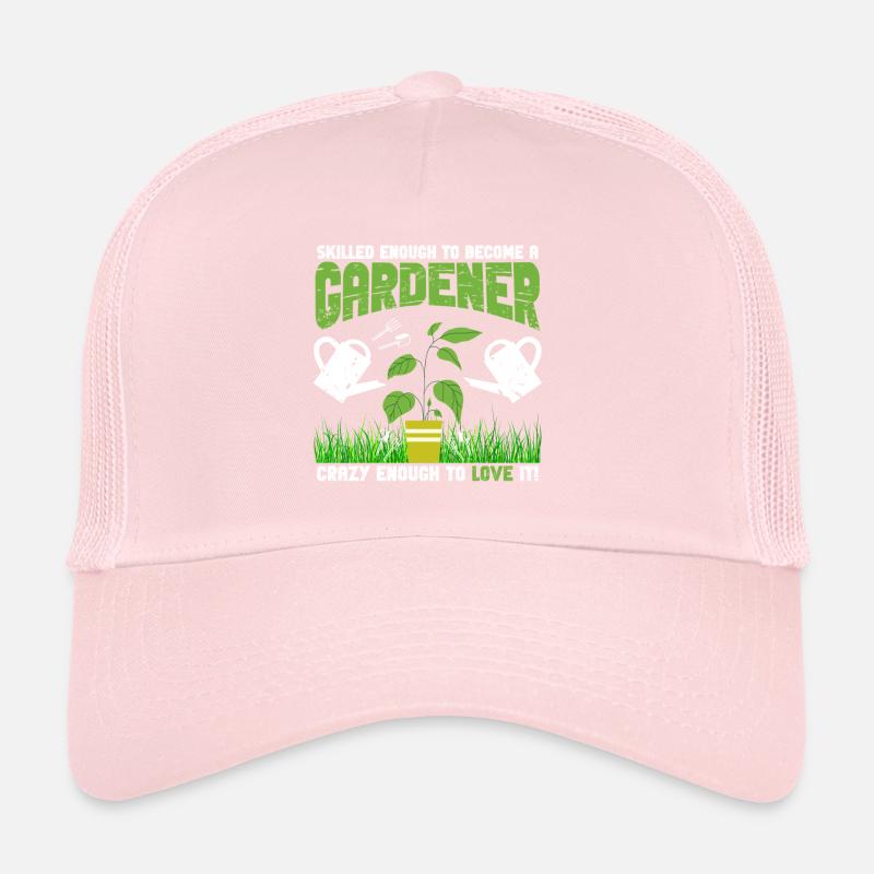 Skilled Crazy Gardener Trucker Cap