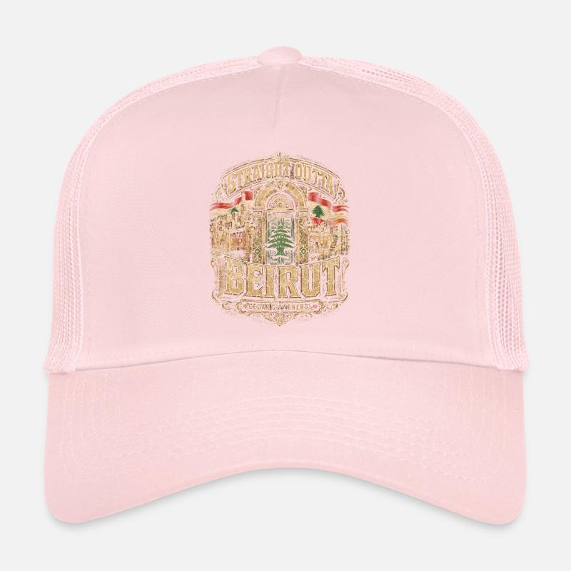 Libanon Libanese Straight Outta Beirut Trucker Cap