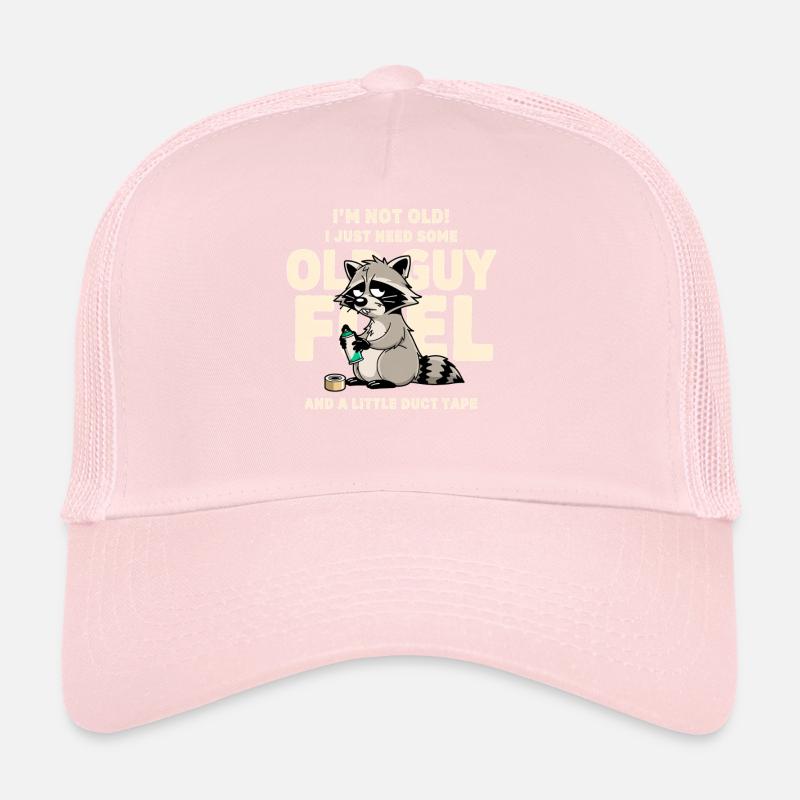 Waschbär-Treibstoff-Meme-Tee Trucker Cap