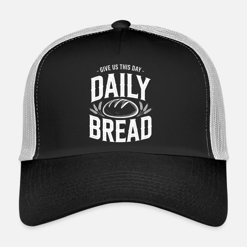 Logo typographique Daily Bread Bold Casquette trucker 