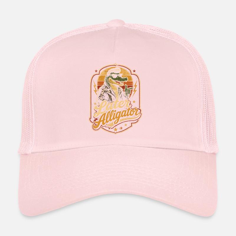 Plus tard Alligator Biker Alligator Casquette trucker 