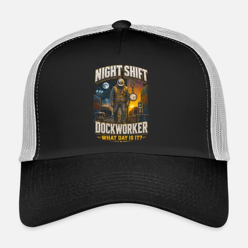 Hafenarbeiter Docker de nuit Casquette trucker 