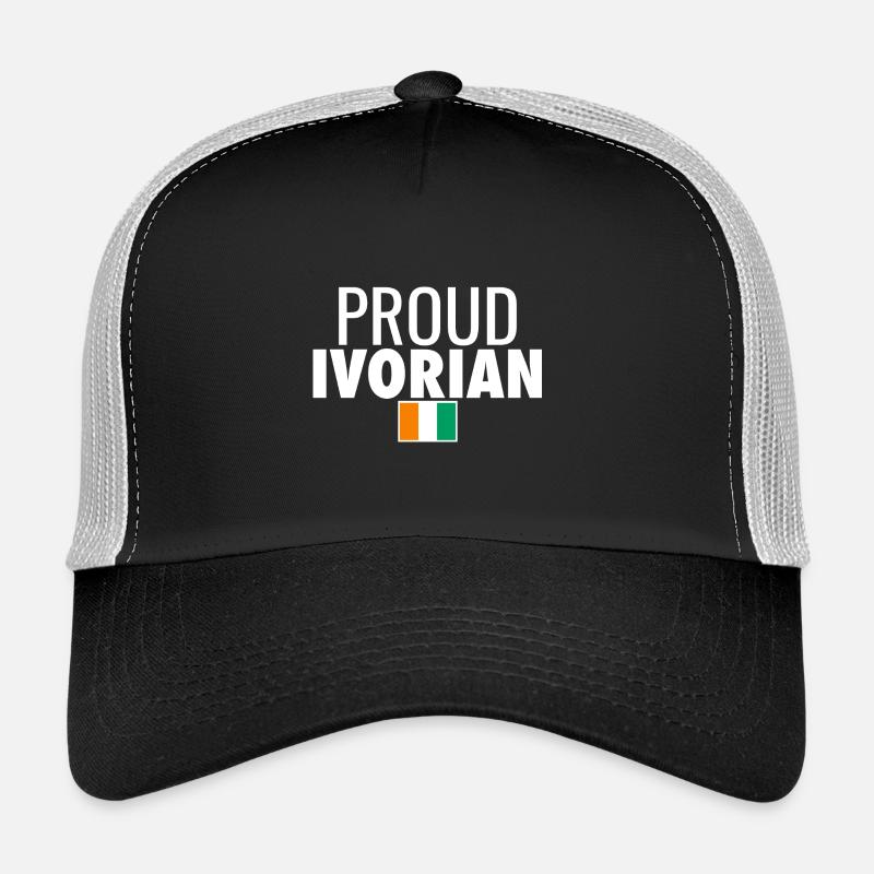 Fier drapeau ivoirien de la Côte d’Ivoire Casquette trucker 