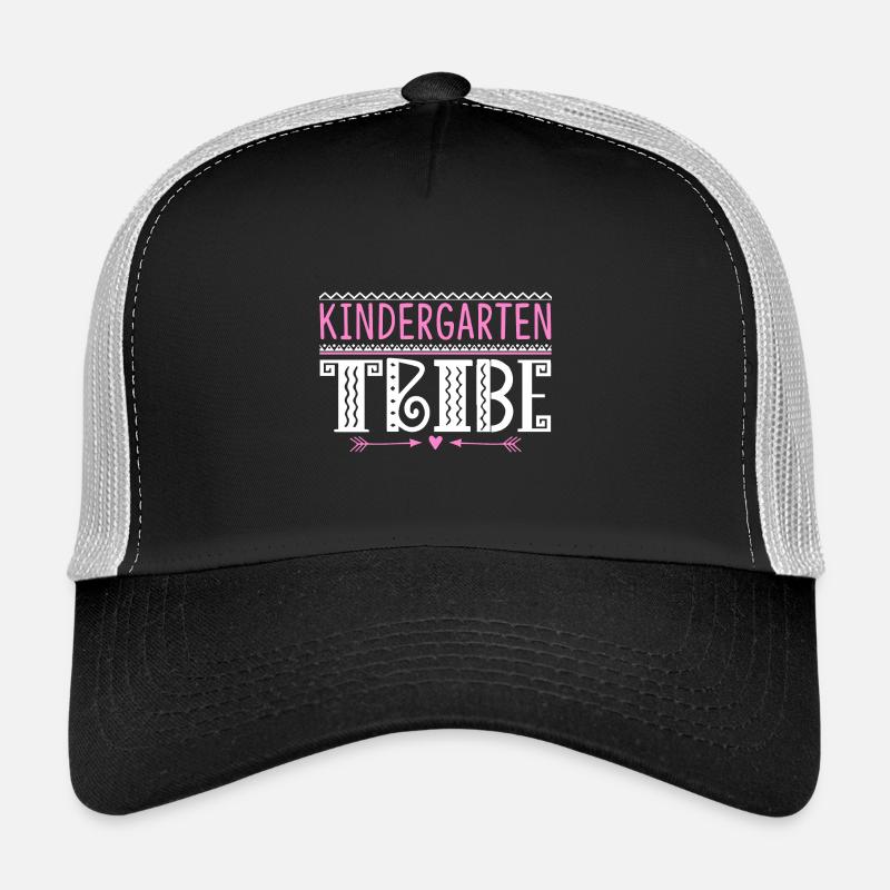 Kindergarten Tribe Teacher Trucker Cap