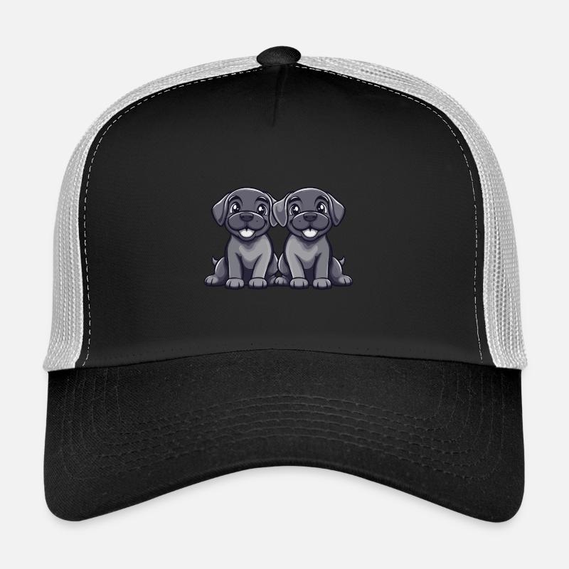Chien Mastiff Bande dessinée Casquette trucker 