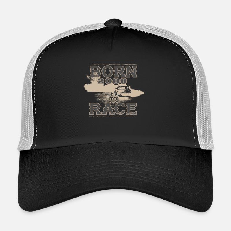 né pour courir la course coureur autoréglage 2008 Casquette trucker 