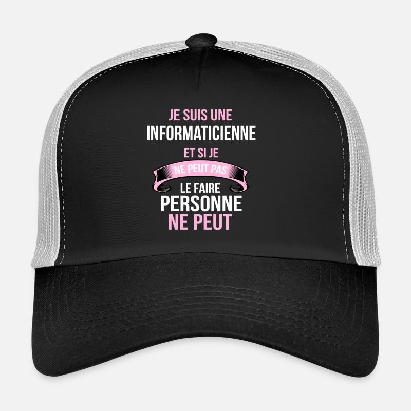 informaticienne Casquette trucker 