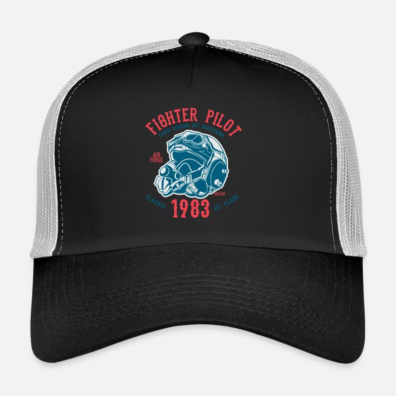 CLASSIC JET PLANE - pilotes de jet de combat shirt design Casquette trucker 