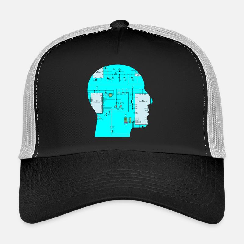 Electrical engineering circuit - Trucker Cap - black/stone grey