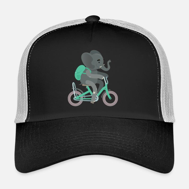 Backpack elephant bike training kita - Trucker Cap - black/stone grey