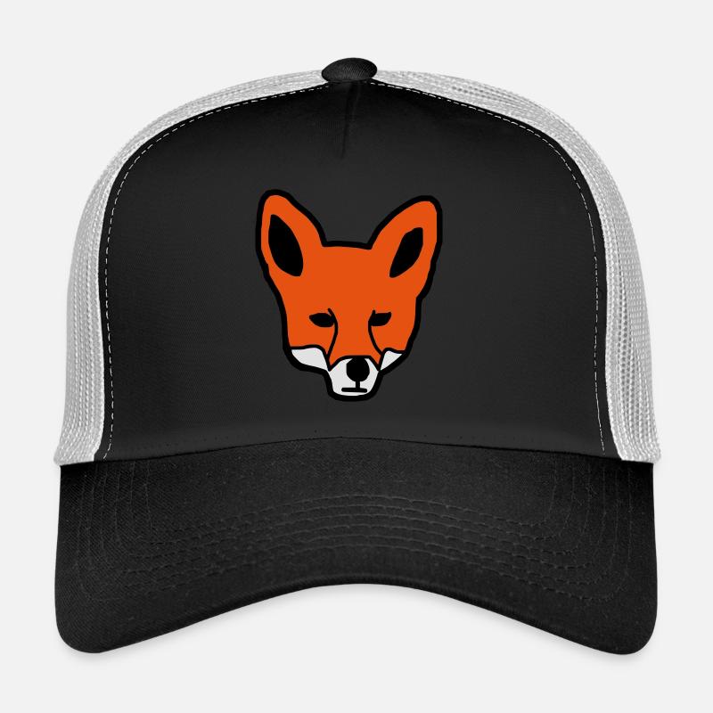 Fox gift gift idea - Trucker Cap - black/stone grey