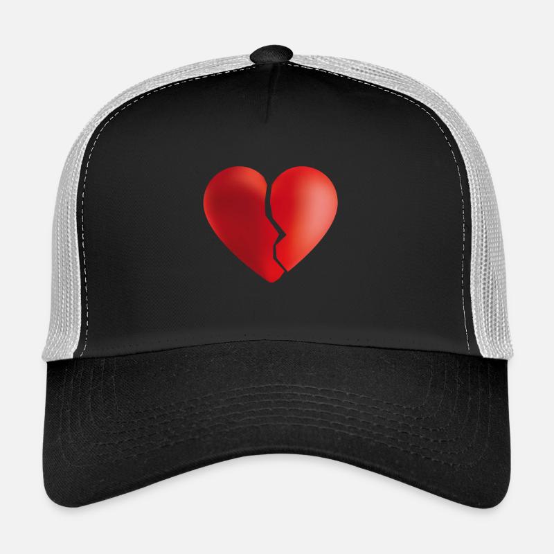 Gebrochenes Herz Trucker Cap