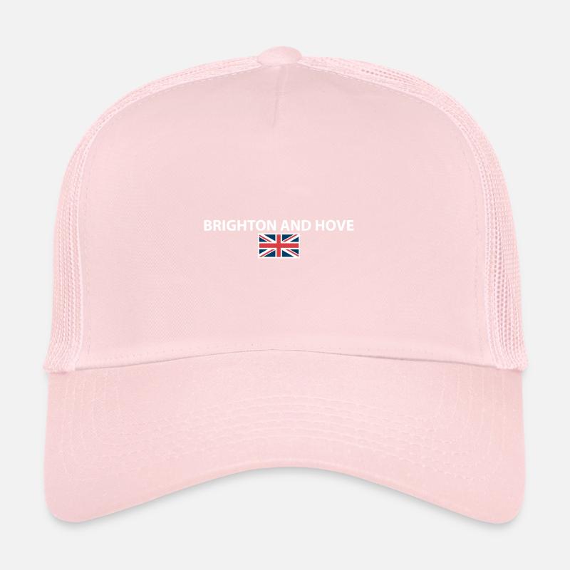 Brighton And Hove UK British Flag British Trucker Cap