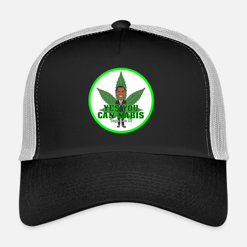 Fumée - fumer - Obama Casquette trucker 