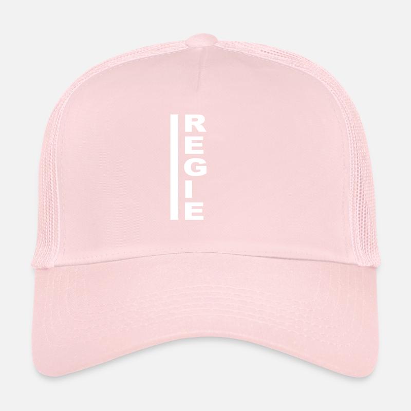 Directed vertically white Trucker Cap