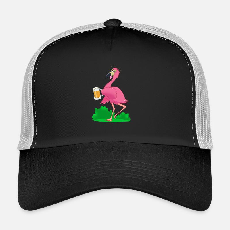 Le flamant ivrogne Casquette trucker 