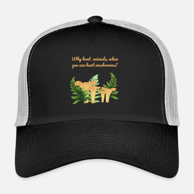 Schurken-Jäger - Trucker Cap - Schwarz/Steingrau