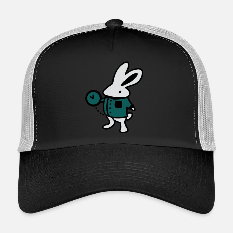 Lapin + Horloge Casquette trucker 