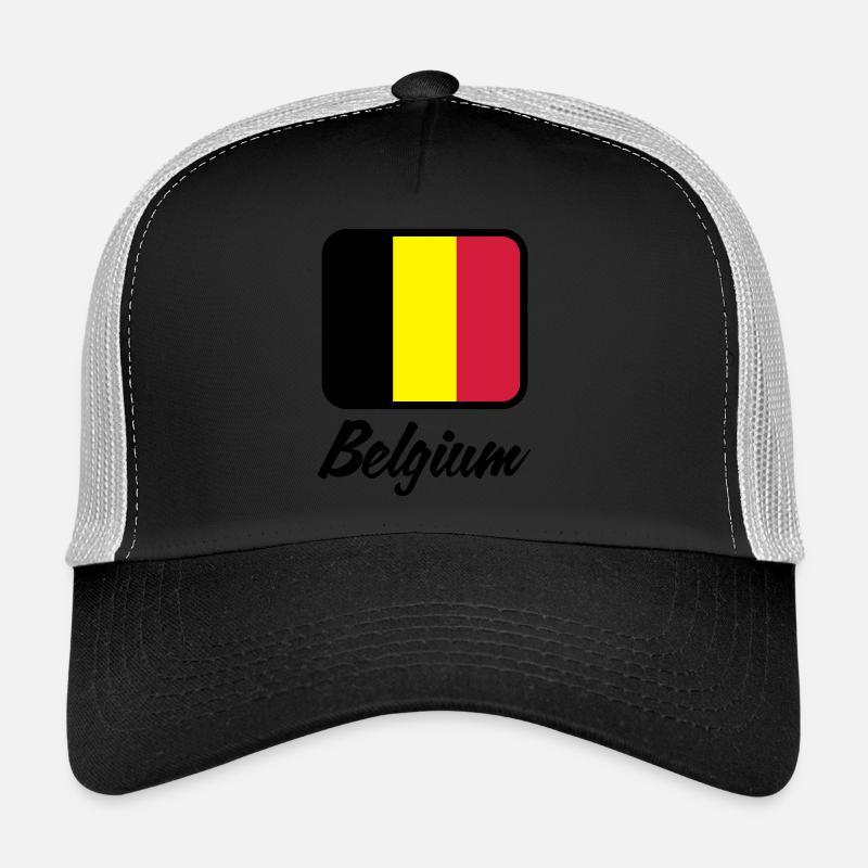 Drapeau national de Belgique Casquette trucker 