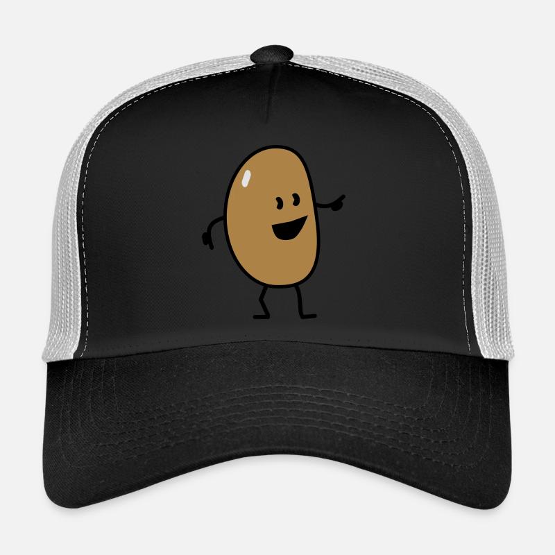 french (yelly) bean - Trucker Cap - black/stone grey