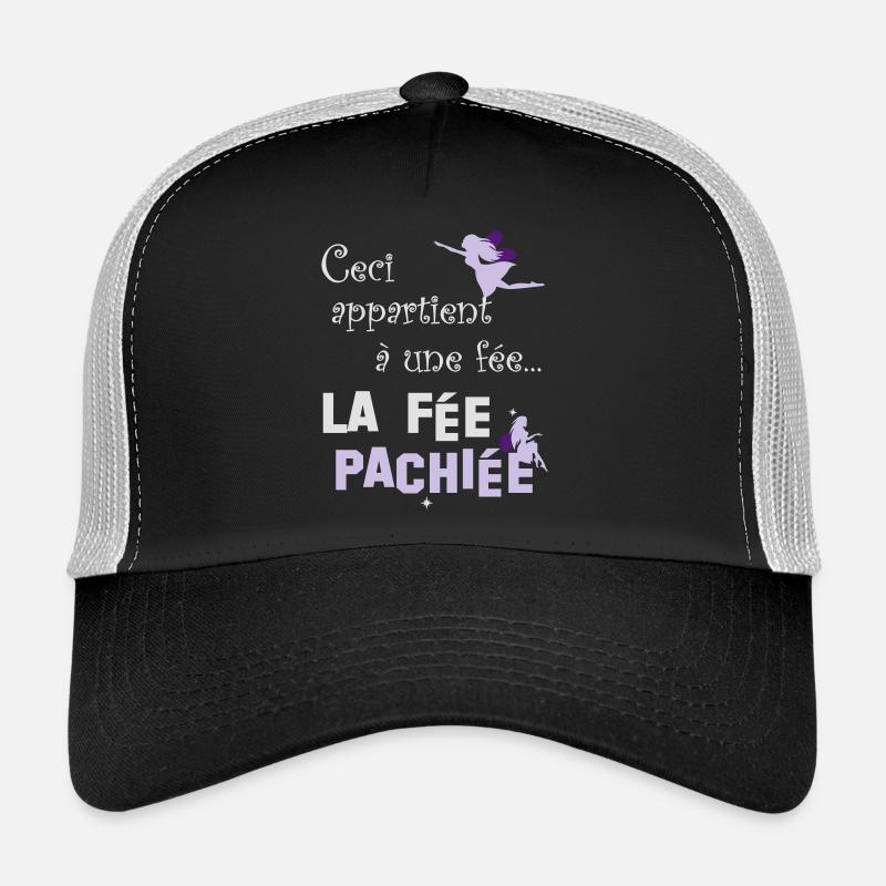 Fée paschiée - Casquette trucker  - noir/gris pierre