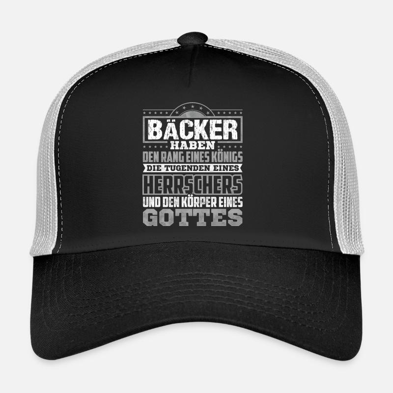 Bäcker Backstube Bäckerei Backhaus backen Geschenk Trucker Cap