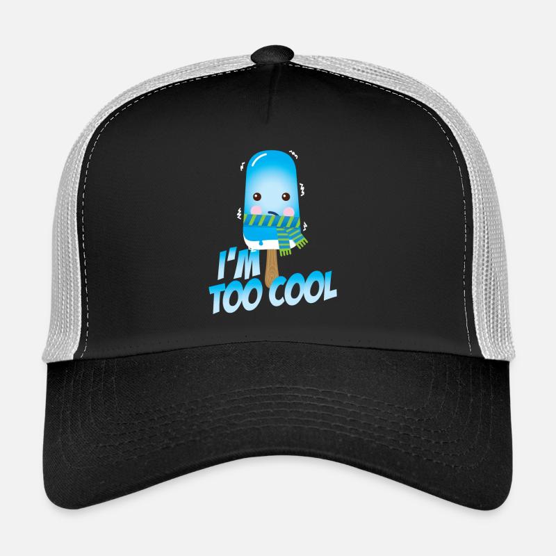 Drôle de cool sort mignon crème glacée en été Casquette trucker 